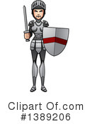 Female Knight Clipart #1389206 by Cory Thoman