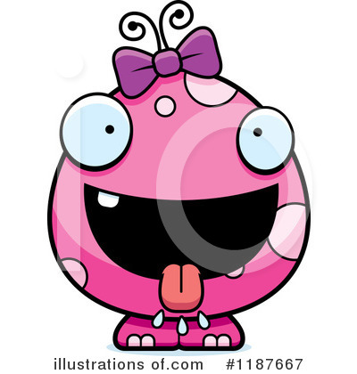 Royalty-Free (RF) Female Monster Clipart Illustration by Cory Thoman - Stock Sample #1187667