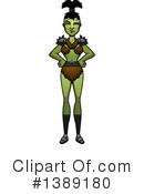 Female Orc Clipart #1389180 by Cory Thoman