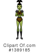 Female Orc Clipart #1389185 by Cory Thoman