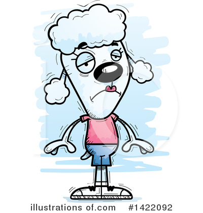 Royalty-Free (RF) Female Poodle Clipart Illustration by Cory Thoman - Stock Sample #1422092