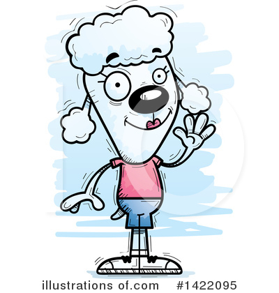 Royalty-Free (RF) Female Poodle Clipart Illustration by Cory Thoman - Stock Sample #1422095