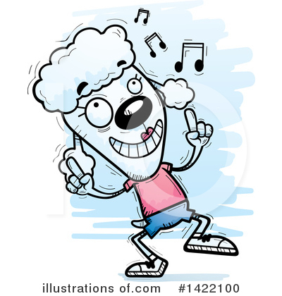 Royalty-Free (RF) Female Poodle Clipart Illustration by Cory Thoman - Stock Sample #1422100