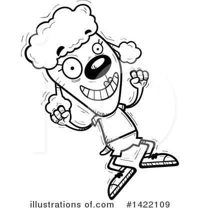 Royalty-Free (RF) Female Poodle Clipart Illustration by Cory Thoman - Stock Sample #1422109