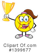 Female Softball Clipart #1399677 by Hit Toon