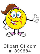 Female Softball Clipart #1399684 by Hit Toon