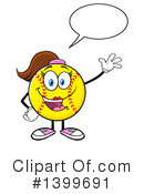 Female Softball Clipart #1399691 by Hit Toon