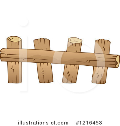 Royalty-Free (RF) Fence Clipart Illustration by visekart - Stock Sample #1216453