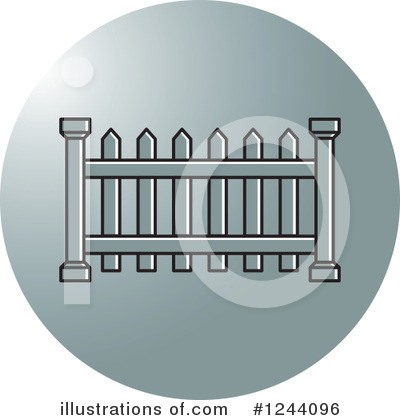 Royalty-Free (RF) Fence Clipart Illustration by Lal Perera - Stock Sample #1244096