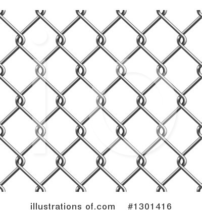 Chain Link Fence Clipart #1301416 by vectorace