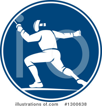 Royalty-Free (RF) Fencing Clipart Illustration by patrimonio - Stock Sample #1300638