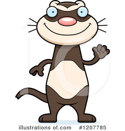 Weasel Clipart #1207785 by Cory Thoman
