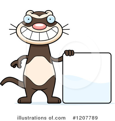 Royalty-Free (RF) Ferret Clipart Illustration by Cory Thoman - Stock Sample #1207789