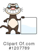 Ferret Clipart #1207789 by Cory Thoman