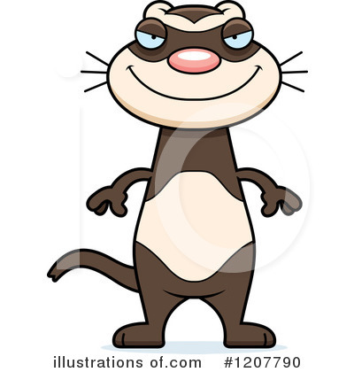 Weasel Clipart #1207790 by Cory Thoman