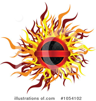 Royalty-Free (RF) Fiery Clipart Illustration by vectorace - Stock Sample #1054102