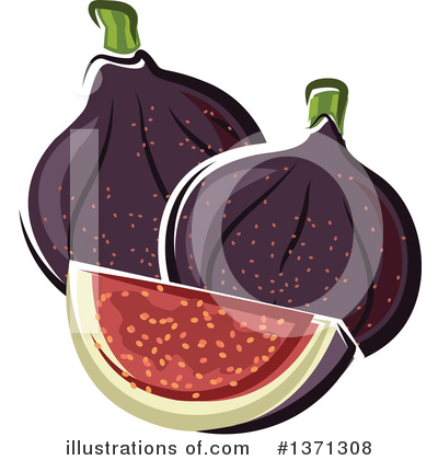 Royalty-Free (RF) Fig Clipart Illustration by Vector Tradition SM - Stock Sample #1371308
