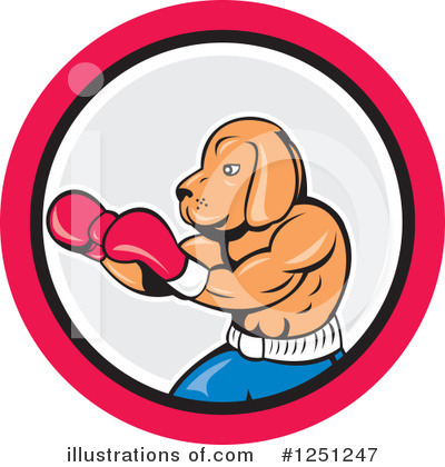 Royalty-Free (RF) Fighter Clipart Illustration by patrimonio - Stock Sample #1251247