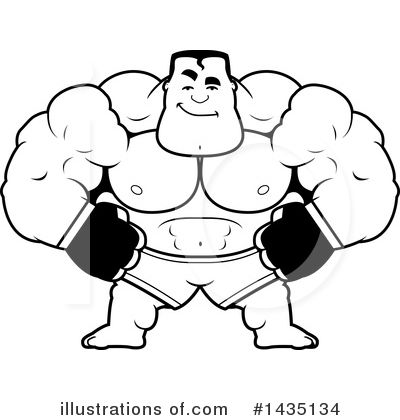 Royalty-Free (RF) Fighter Clipart Illustration by Cory Thoman - Stock Sample #1435134