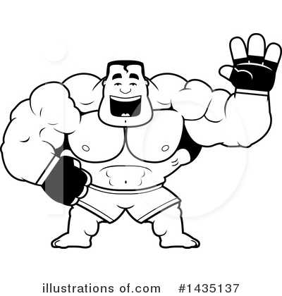 Royalty-Free (RF) Fighter Clipart Illustration by Cory Thoman - Stock Sample #1435137