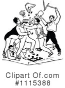 Fighting Clipart #1115388 by Prawny Vintage