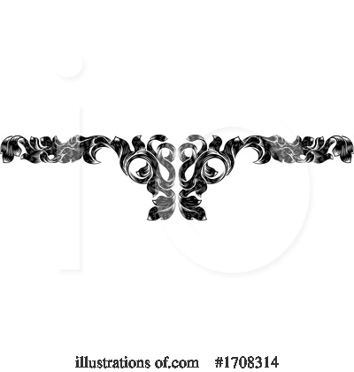 Royalty-Free (RF) Filigree Clipart Illustration by AtStockIllustration - Stock Sample #1708314