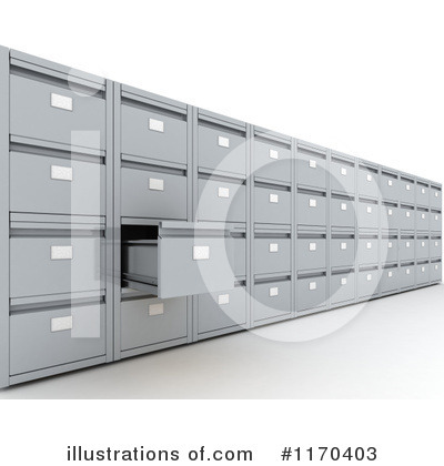 Filing Cabinet Clipart #1170403 by KJ Pargeter