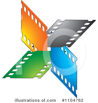 Film Strip Clipart #1104762 by Lal Perera
