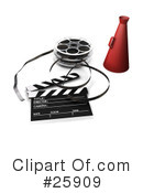 Film Industry Clipart #25909 by KJ Pargeter
