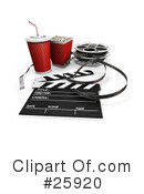 Film Industry Clipart #25920 by KJ Pargeter