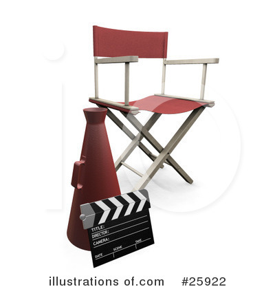 Directors Chair Clipart #25922 by KJ Pargeter