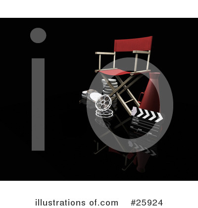 Directors Chair Clipart #25924 by KJ Pargeter