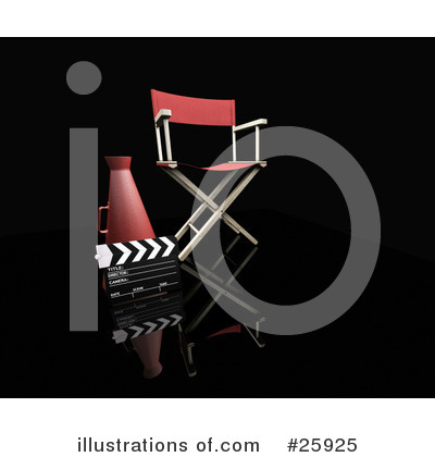 Directors Chair Clipart #25925 by KJ Pargeter