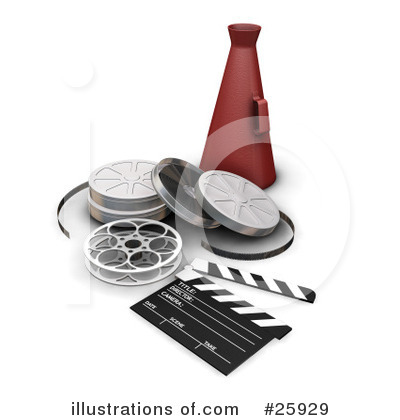 Film Industry Clipart #25929 by KJ Pargeter