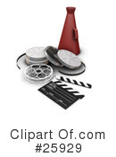 Film Industry Clipart #25929 by KJ Pargeter