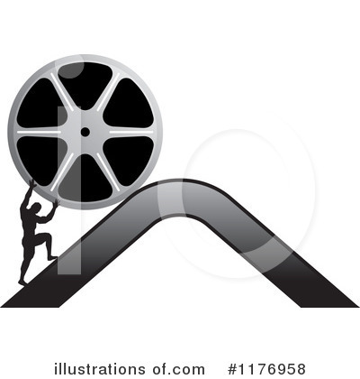 Royalty-Free (RF) Film Reel Clipart Illustration by Lal Perera - Stock Sample #1176958