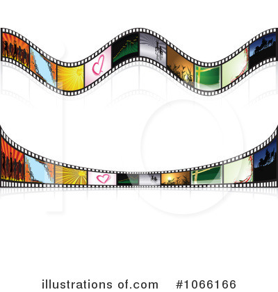 Royalty-Free (RF) Film Strip Clipart Illustration by dero - Stock Sample #1066166