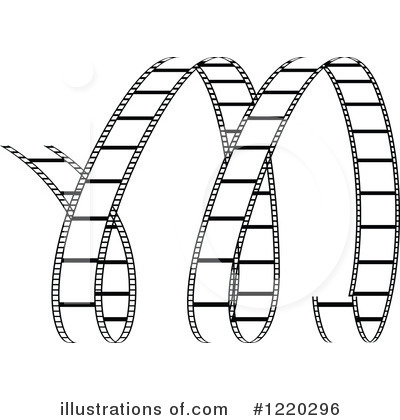 Royalty-Free (RF) Film Strip Clipart Illustration by cidepix - Stock Sample #1220296