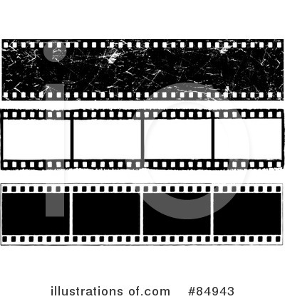 Royalty-Free (RF) Film Strip Clipart Illustration by KJ Pargeter - Stock Sample #84943