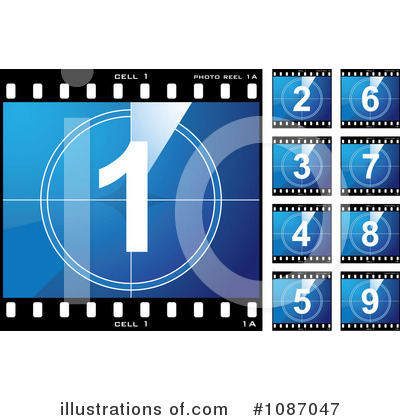 Royalty-Free (RF) Filming Clipart Illustration by michaeltravers - Stock Sample #1087047