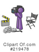 Filming Clipart #219478 by Leo Blanchette