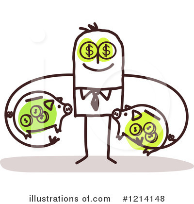 Royalty-Free (RF) Finance Clipart Illustration by NL shop - Stock Sample #1214148