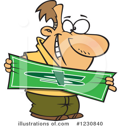 Cash Clipart #1230840 by toonaday