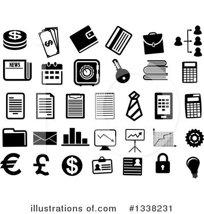 Euro Symbol Clipart #1338231 by Vector Tradition SM