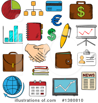 Wallet Clipart #1380810 by Vector Tradition SM