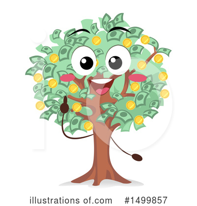 Money Tree Clipart #1499857 by BNP Design Studio