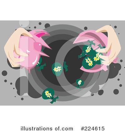 Piggy Bank Clipart #224615 by mayawizard101