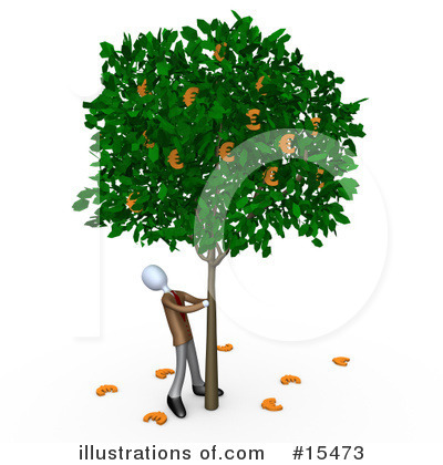 Money Tree Clipart #15473 by 3poD