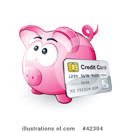Piggy Bank Clipart #42304 by beboy