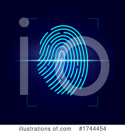 Finger Print Clipart #1744454 by Vector Tradition SM